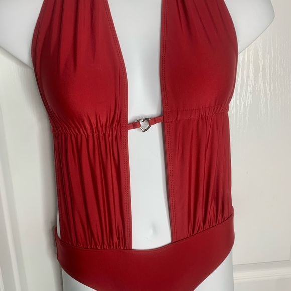 🎈Red Bathing suit 🩱 New Size Medium Petite - Picture 11 of 12